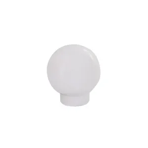 POMOLO IN LEGNO BIANCO BRILLANTE Ø26MM.