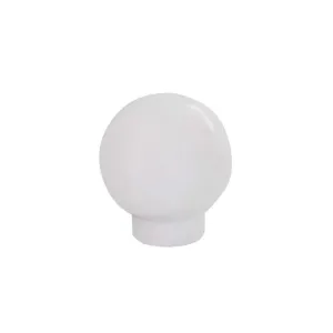 POMOLO IN LEGNO BIANCO BRILLANTE Ø22 MM.