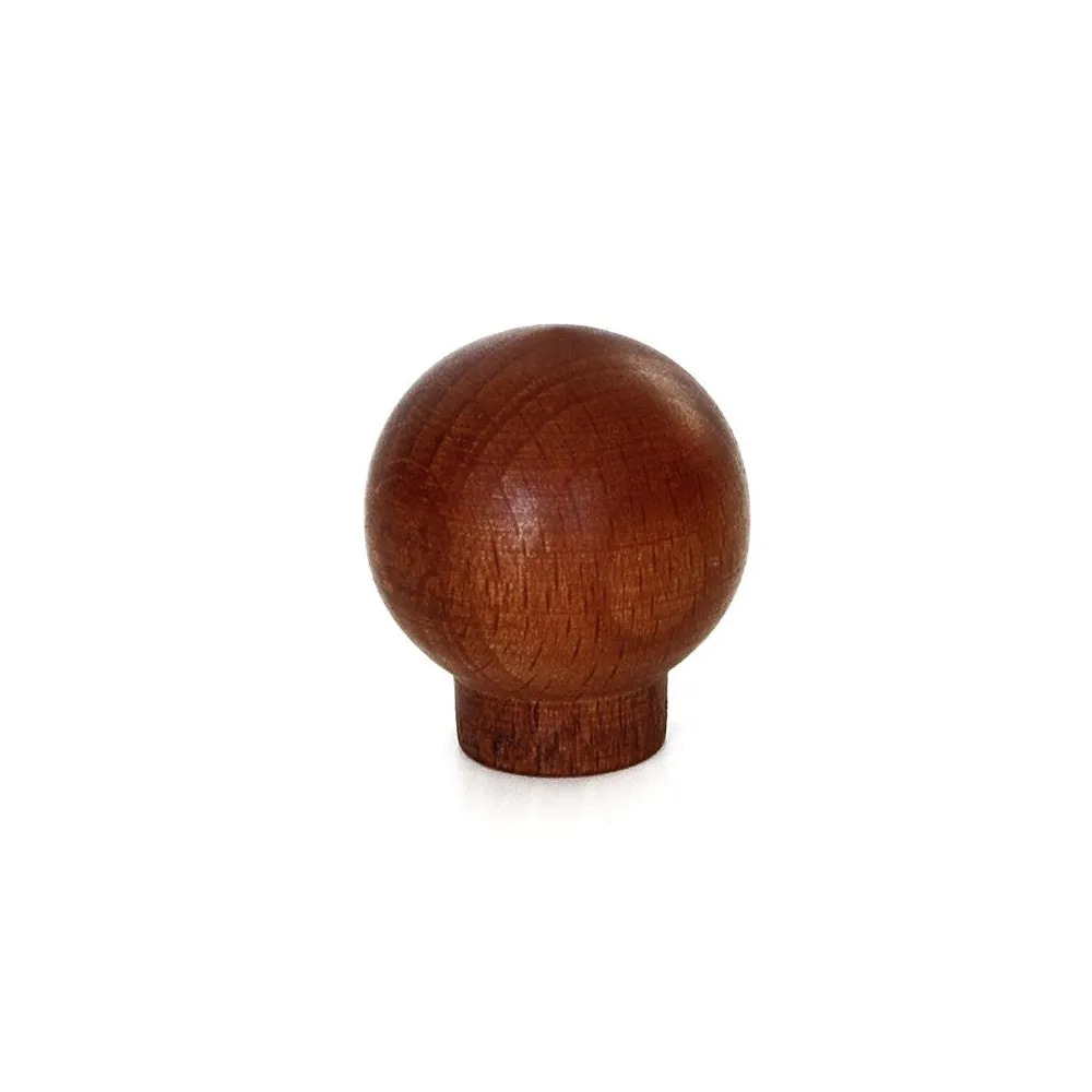 POMOLO IN LEGNO NOCE Ø22 MM.
