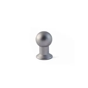 Pomolo in ottone - Ø 14 mm. - eco nichel