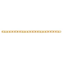 Catena forzatina pretagliata Ø 1,6 mm. in acciaio ottonato 2,5 mt.