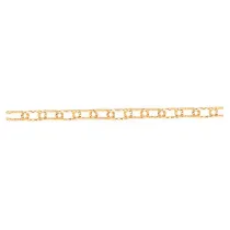 Catena decorativa pretagliata Ø 2 mm. in acciaio ottonato 2,5 mt.