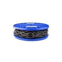 Catena ornamentale ovale Ø 2,8 mm. in acciaio brunito 25 mt.