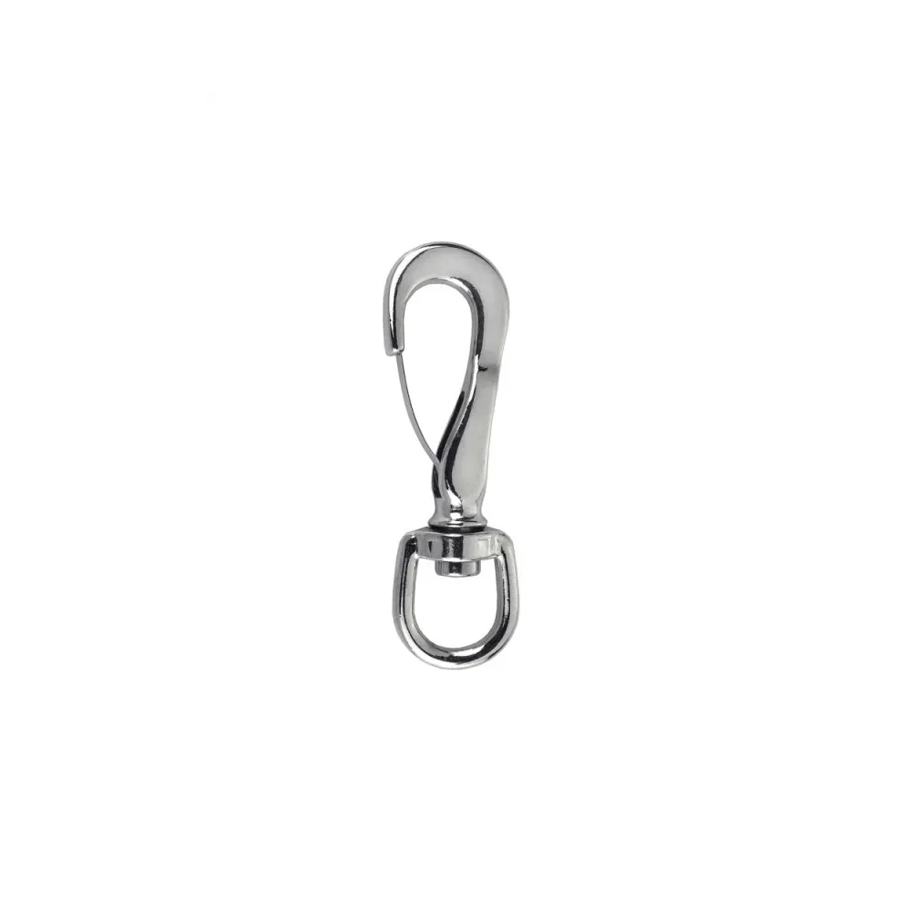 MOSCHETTONE A SCATTO CON ANELLO GIREVOLE 90 MM