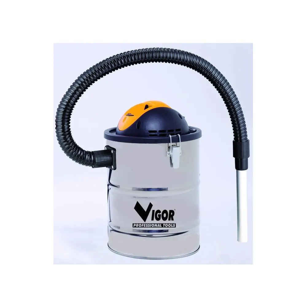 BIDONE ASPIRAPOLVERE ASPIRACENERE VIGOR ASPIR-EL INOX LT.15 WATT 800