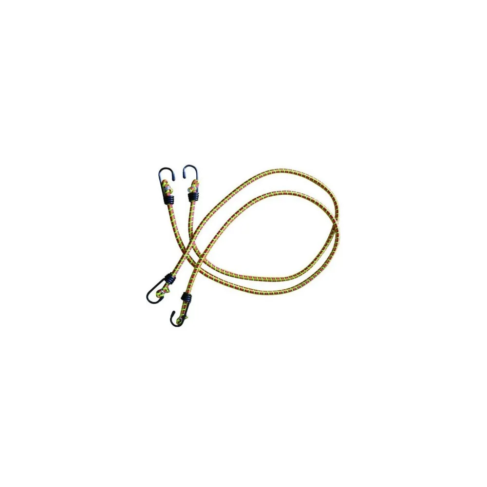 CORDE ELASTICHE VIGOR SET 2PZ GANCI ACCIAIO 8X1500 MM