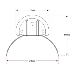 PORTATUBO UNIVERSALE ADELCHI IN ACCIAIO ZINCATO - Spessore 1,5mm Dimensioni 245 x 290 mm