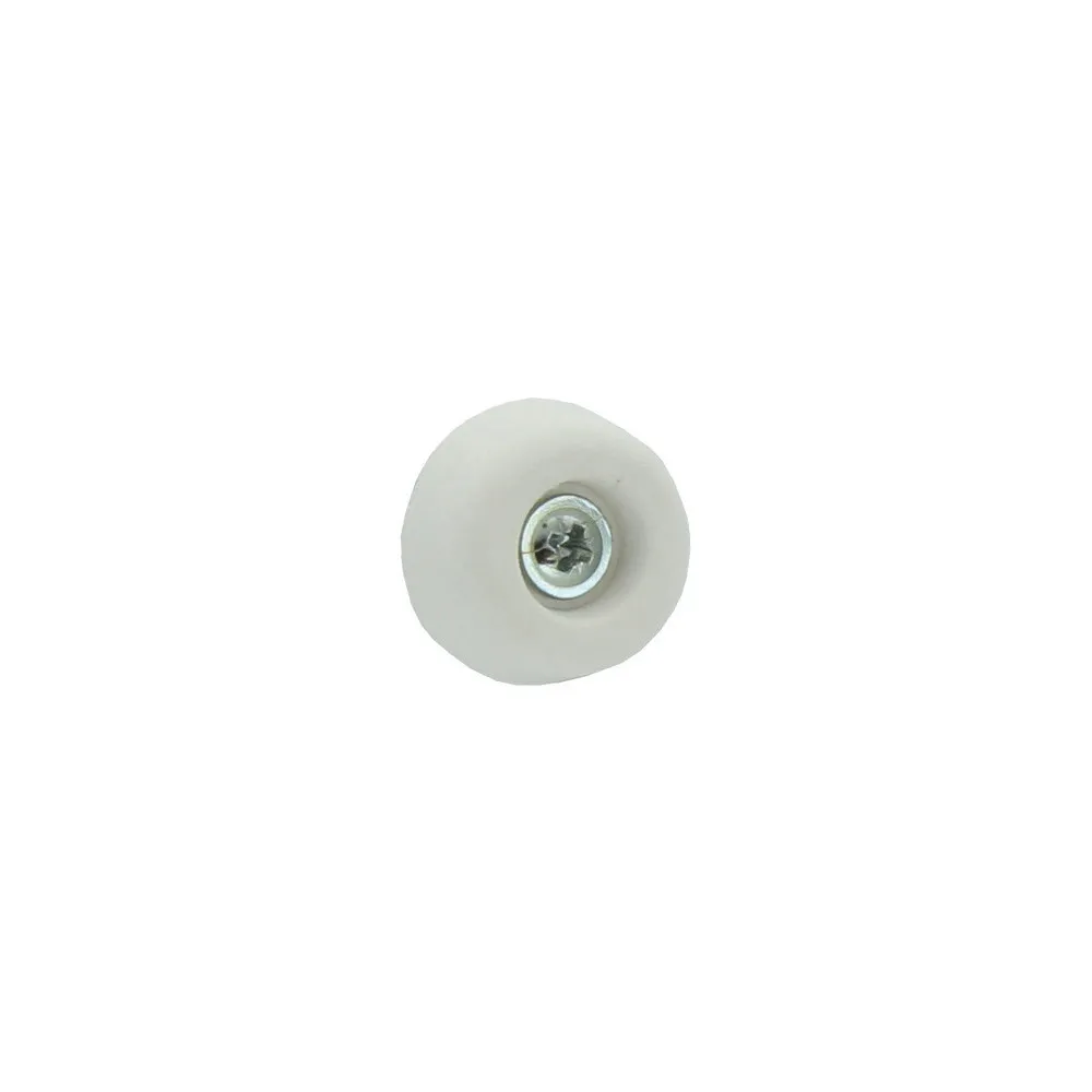 CONFEZIONE 8 SOTTOSEDIE CONO CON VITI 30MM. BIANCO