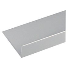 PROFILO PER FAI DA TE ANGOLARE TIPO 'L' mm 30 x  15 x  1 - mt 2 col.argento