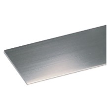 PROFILO PER FAI DA TE PIATTO mm 25 x  2 - mt 1 argento brillante