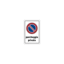 TARGA SEGNALETICA PARCHEGGIO PRIVATO
