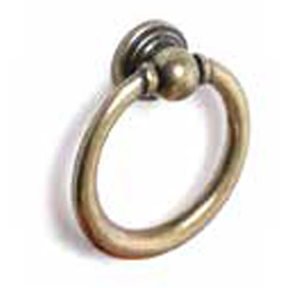 PENDENTE ANELLO IN ZAMA D.34 BRONZATO