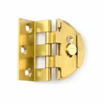 CERNIERA IN OTTONE ALI MEZZA ZANCA CON ASOLA 40X40