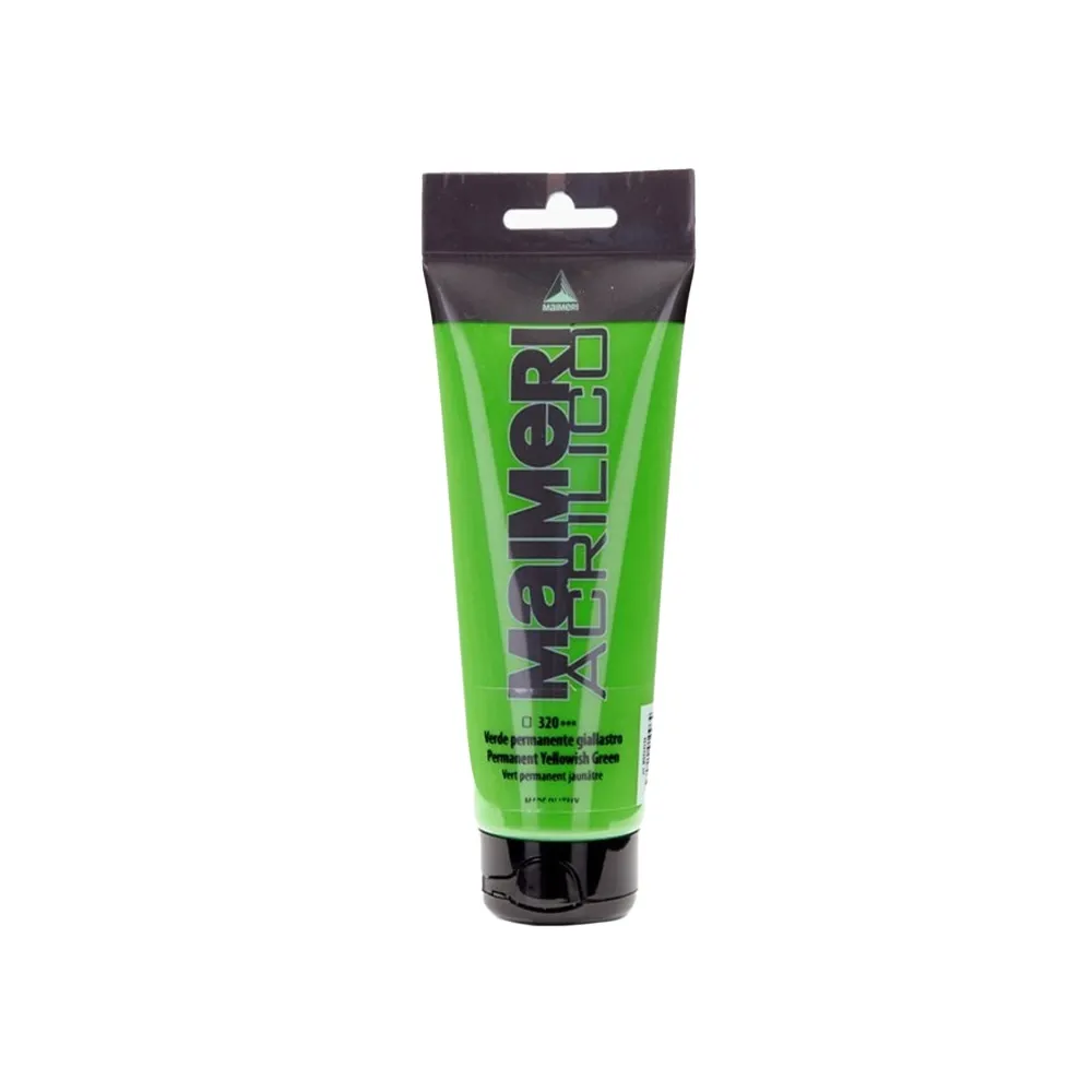 MAIMERI ACRILICO 75ML VERDE PERM.GIALLASTRO