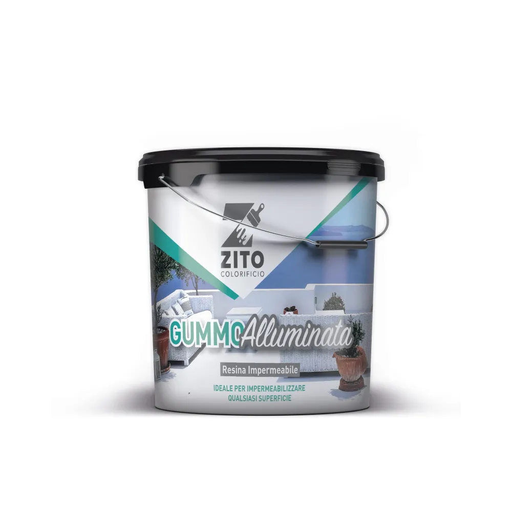 GUMMO ALLUMINATA 5LT RESINA IMPERMEABILE GUMMO ALLUMINATA 5LT RESINA IMPERMEABILE