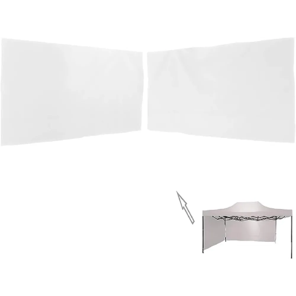 PANNELLI LATERALI BIANCHI PER GAZEBO DA 3x4,5M PANNELLI LATERALI BIANCHI PER GAZEBO DA 3x4,5M