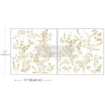 REDESIGN DECOR TRANSFERS DAINTY BLOOMS 31×31 cm