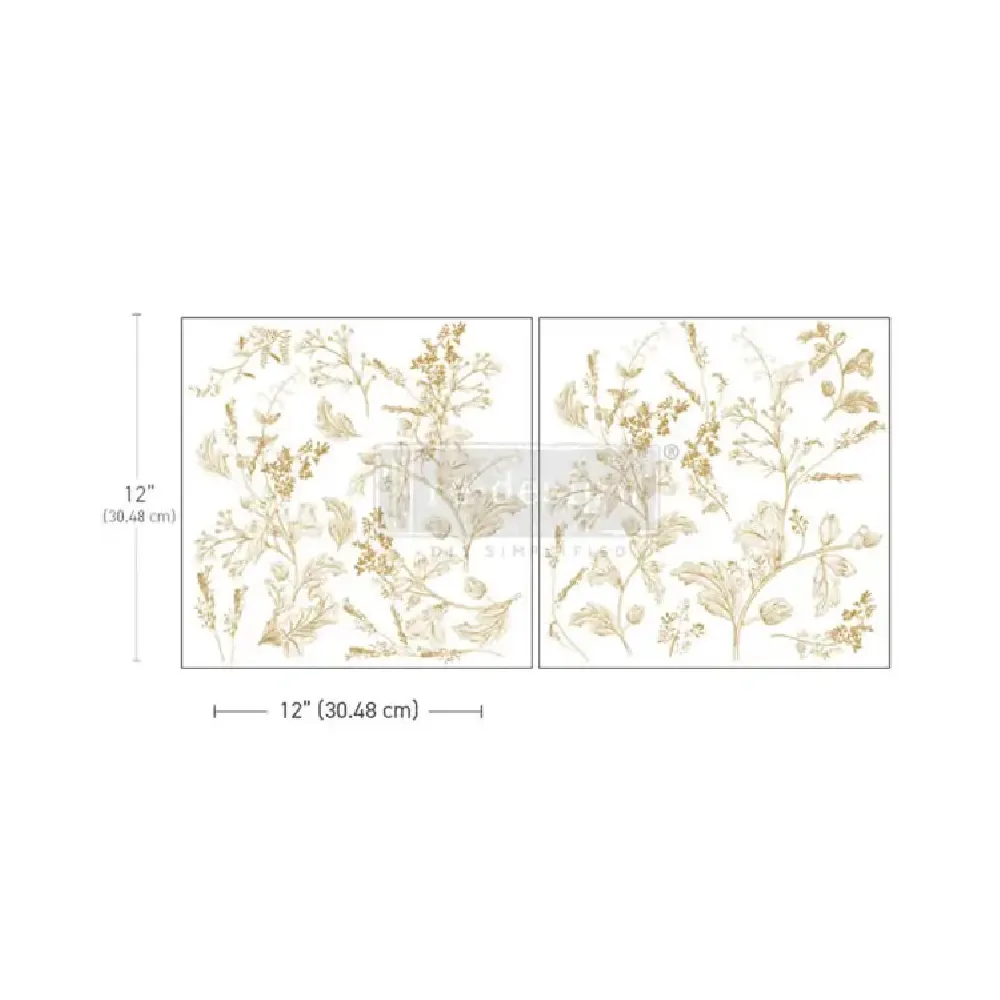 REDESIGN DECOR TRANSFERS DAINTY BLOOMS 31×31 cm