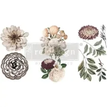 REDESIGN DECOR TRASNFERS "NATURAL FLORA" 15 x 30,5 cm