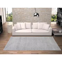 TAPPETO CASACOLORA TINTA UNITA GRIGIO CHIARO 60X110CM