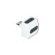 ADATTATORE TRE VIE IT A IT 10A250V RET.