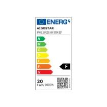 Lampada a led SPIRALE B5(20W,E27,3000K)