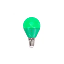 Lampada a led A5 G45 (4W,E14,LUCE VERDE)