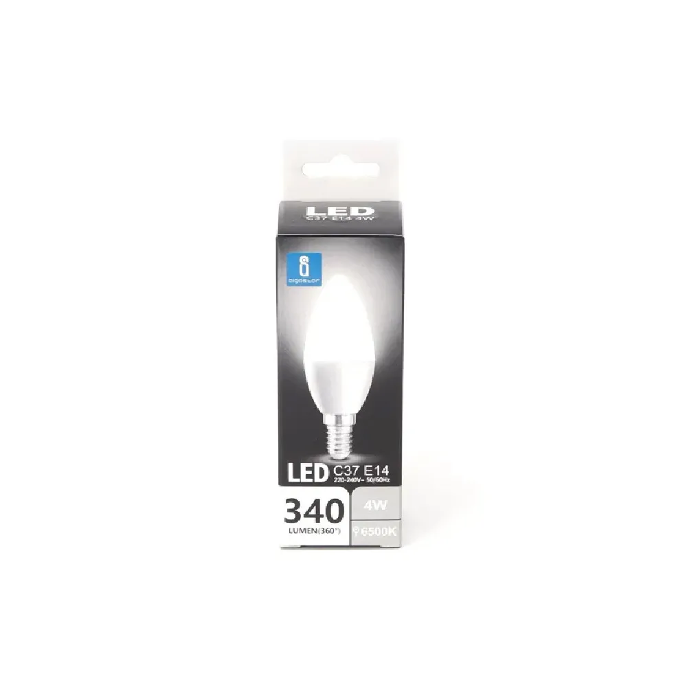 Lampadina LED C37 E14 4W 6500K