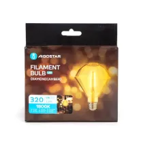LAMPADINA A FILAMENTO LED E27 4W 1800K