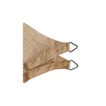 TENDA OMBREGGIANTE DA ESTERNO QUADRATA IN POLIETILENE BEIGE 3,6X3,6MT