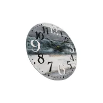 OROLOGIO PARETE BIANCO ROTONDO 50X50X4