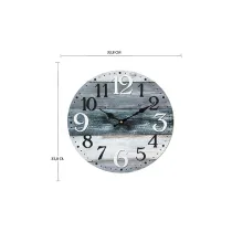 OROLOGIO PARETE BIANCO ROTONDO 50X50X4