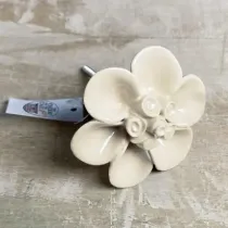 POMELLO IN CERAMICA "PETALI E BOCCIOLI"