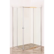 BOX DOCCIA CRISTALLO DUE PORTE 'ACQUA MARINA' cm 70 x 100 - H 185