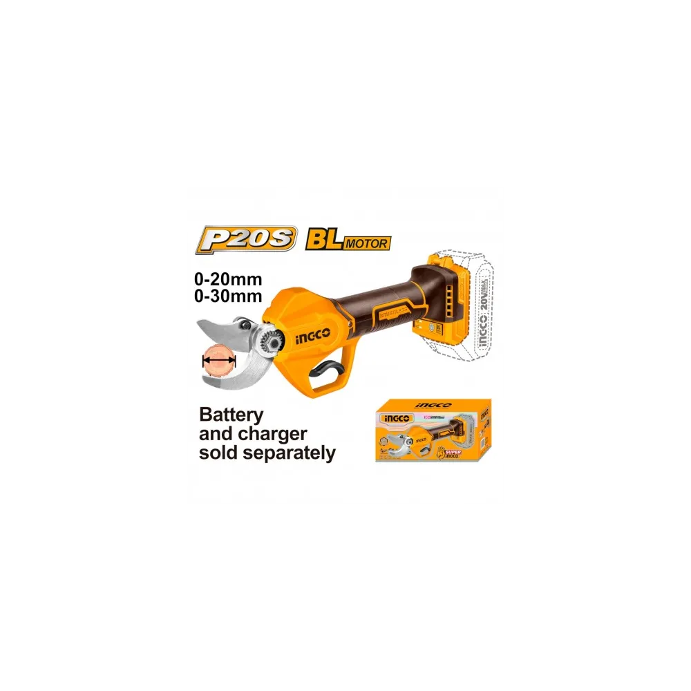 FORBICI DA POTA BRUSHLESS A BATTERIA 20V NUDO FORBICI DA POTA BRUSHLESS A BATTERIA 20V NUDO