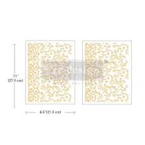 REDESIGN DECOR TRANSFER "VINEYARD ELEGANCE" 21,5X28CM