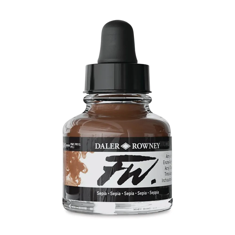 DALER FW INCHIOSTRO ACRILICO 29.5ML SEPPIA