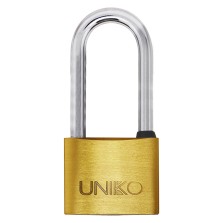 LUCCHETTO RETTANGOLARE ARCO LUNGO 'UNIKO' mm 30 (chiave UL058)