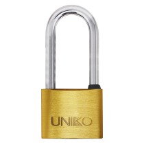 LUCCHETTO RETTANGOLARE ARCO LUNGO 'UNIKO' mm 50 - blister 1 pz (chiave UL050)