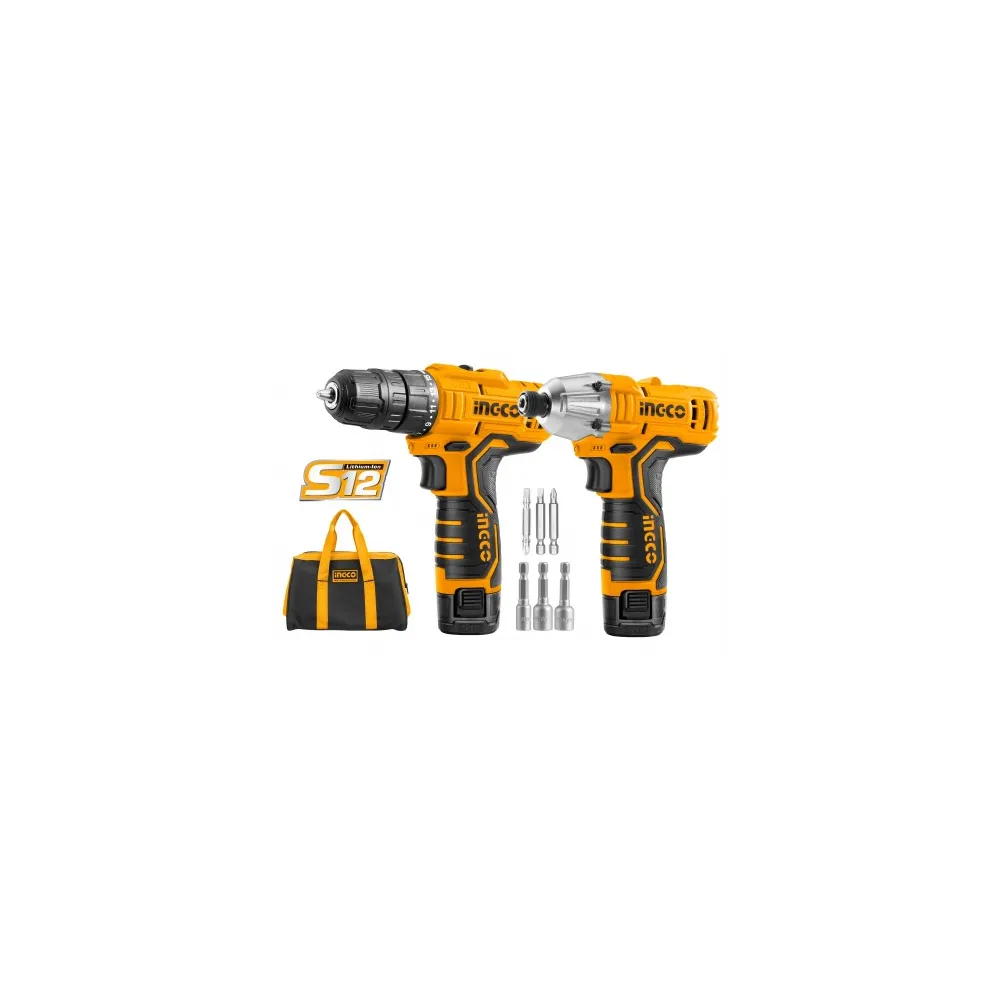 SET TRAPANO + AVVITATORE IMP. 12V