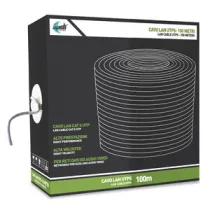 CAVO LAN UTP CAT 5 CCA 0.50 MM 100 M GRIGIO