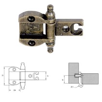 CERNIERA PER MOBILI 'A0055' bronzata