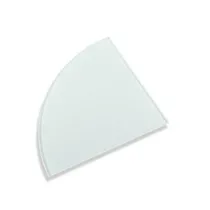 MENSOLA VETRO - VITRA 25x25 SABBIATO