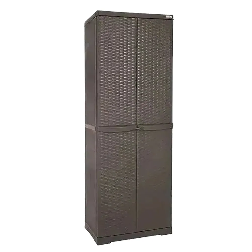ARMADIO PORTASCOPE 'RATTAN WENGE' cm L 65x P 45x H 178 ARMADIO PORTASCOPE 'RATTAN WENGE' cm L 65x P 45x H 178
