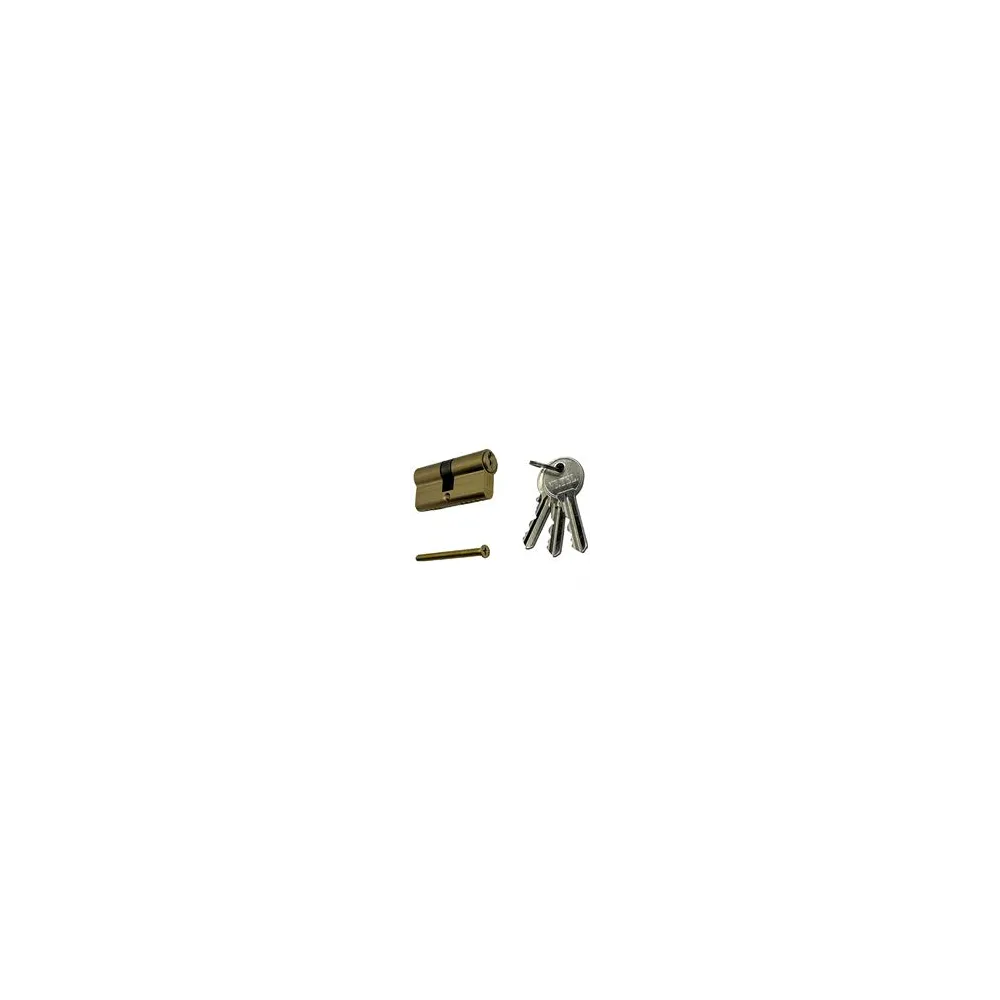CILINDRO OTTONE 3 CHIAVI mm70 35+35 ORO
