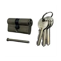 CILINDRO OTTONE 3 CHIAVI MM70 (35+35) NICHELSAT