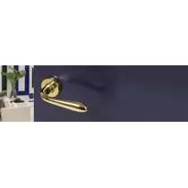 MANIGLIA SERIE AMALFI C/ROSETTA FORO CILINDRO ORO