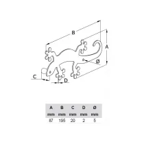 APPENDINO GEKO BIANCO