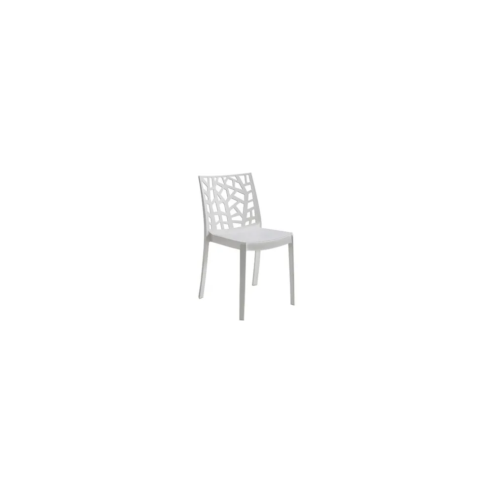 SEDIA RESINA MATRIX BIANCA