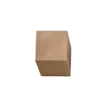 CUBO IN FAGGIO GREZZO mm53X53X53